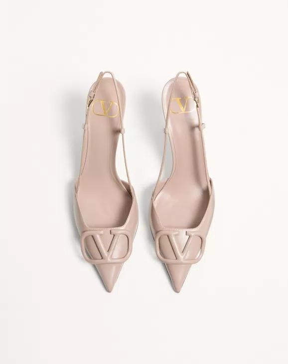 Valentino Vlogo Signature Calfskin Slingback Pump 80 Mm / 3.15 In. - Image 5
